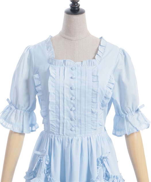フリルロングワンピース【受注生産】 | 衣料 | axes femme フリルロングワンピース【受注生産】 | 衣料 | axes femme