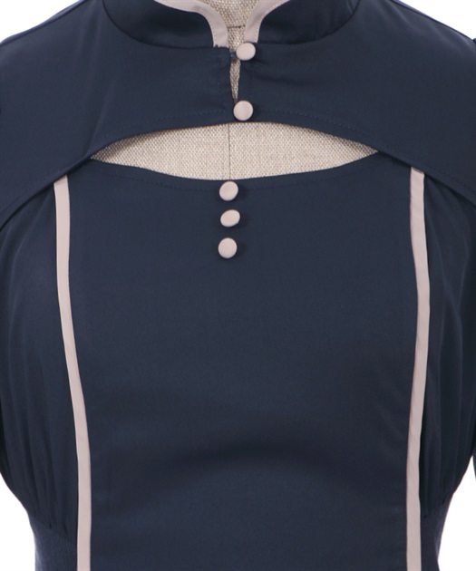 デコルテ開きラインワンピース | outlet | axes femme online shop