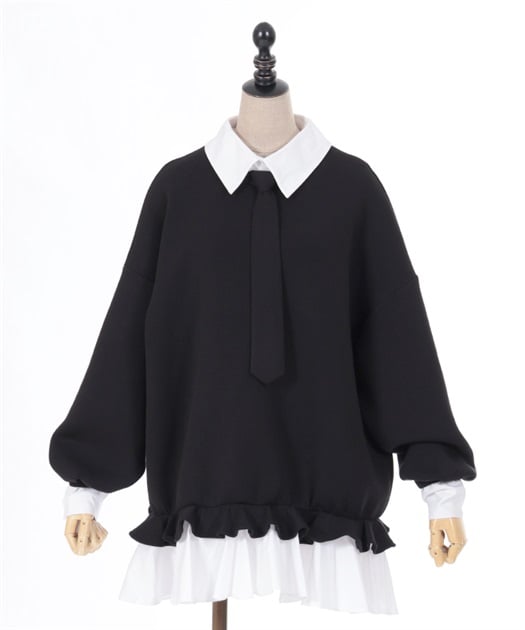 レイヤードスクールワンピース【10%OFF対象商品】 | FICKLE BEBE