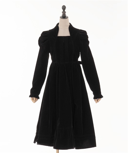 クラシカルベロアワンピース | 衣料 | axes femme online shop クラシカルベロアワンピース | 衣料 | axes femme online shop