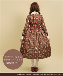 森のケーキ屋さん柄ワンピース | kawaii | axes femme online shop