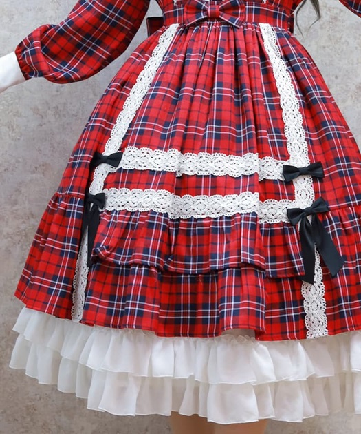 タータンチェックワンピース【Web限定商品】【期間限定販売 タータンチェックワンピース【Web限定商品】【期間限定販売