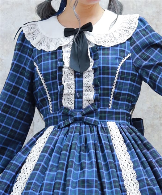 タータンチェックワンピース【Web限定商品】【期間限定販売 タータンチェックワンピース【Web限定商品】【期間限定販売