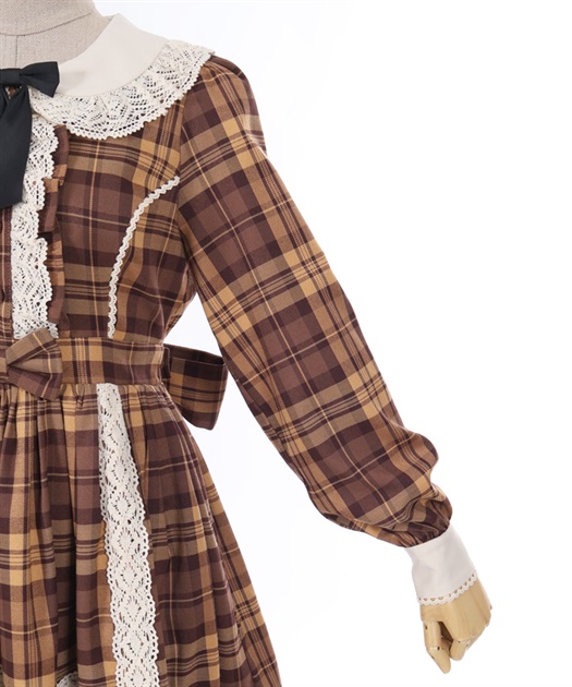 タータンチェックワンピース【Web限定商品】【期間限定販売 タータンチェックワンピース【Web限定商品】【期間限定販売