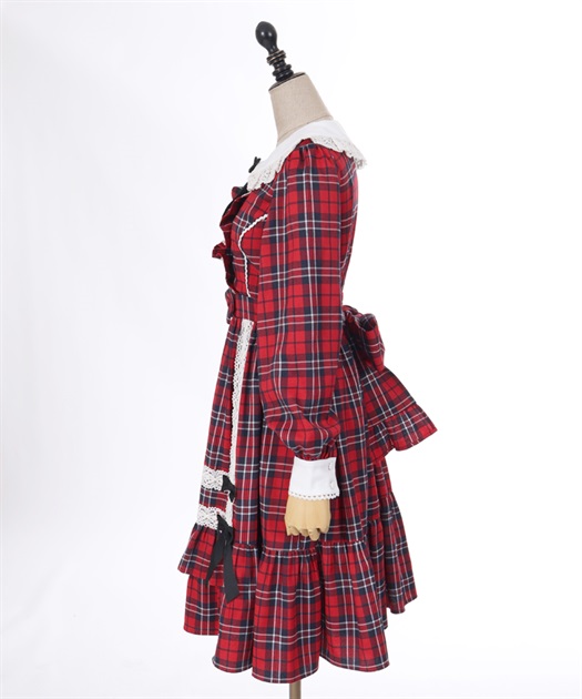 タータンチェックワンピース【Web限定商品】【期間限定販売 タータンチェックワンピース【Web限定商品】【期間限定販売