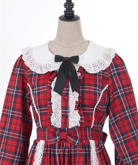 タータンチェックワンピース【Web限定商品】【期間限定販売 タータンチェックワンピース【Web限定商品】【期間限定販売