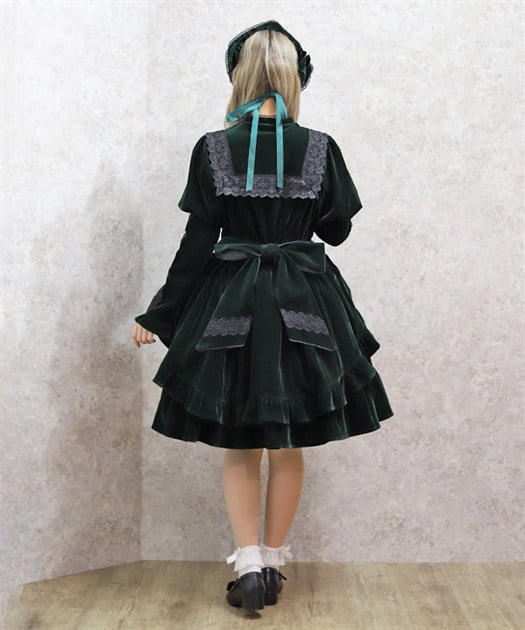 ベルベットドールワンピース | kawaii | axes femme online shop ベルベットドールワンピース | kawaii | axes femme online shop