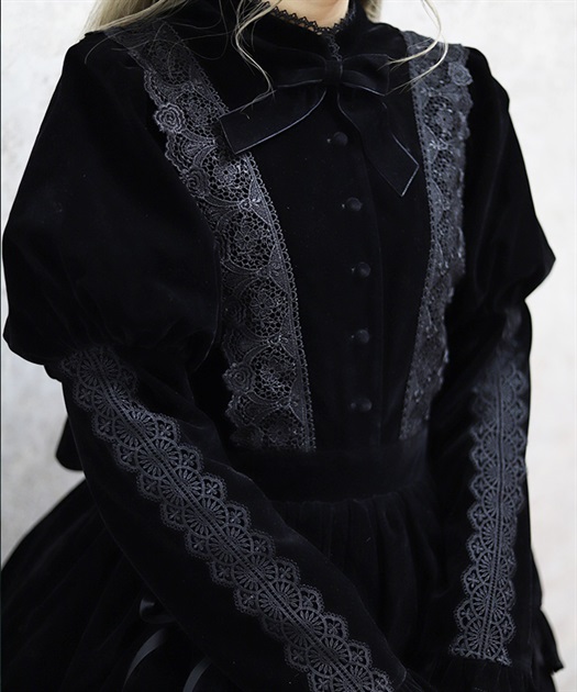 ベルベットドールワンピース | kawaii | axes femme online shop ベルベットドールワンピース | kawaii | axes femme online shop