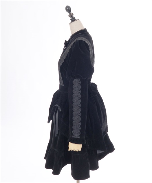 ベルベットドールワンピース | kawaii | axes femme online shop ベルベットドールワンピース | kawaii | axes femme online shop