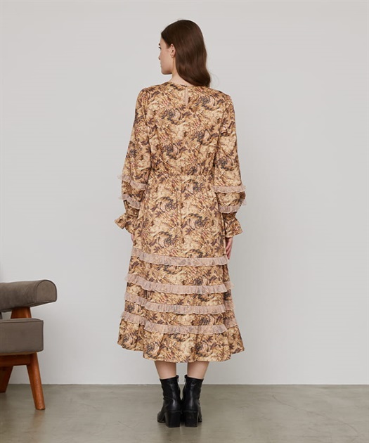 ヴィンテージフラワー柄ワンピース | outlet | axes femme ヴィンテージフラワー柄ワンピース | outlet | axes femme