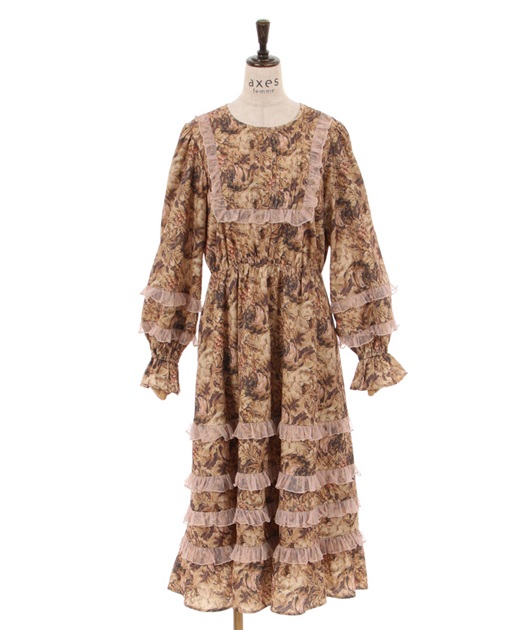 ヴィンテージフラワー柄ワンピース | outlet | axes femme