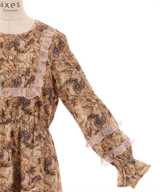 ヴィンテージフラワー柄ワンピース | outlet | axes femme ヴィンテージフラワー柄ワンピース | outlet | axes femme