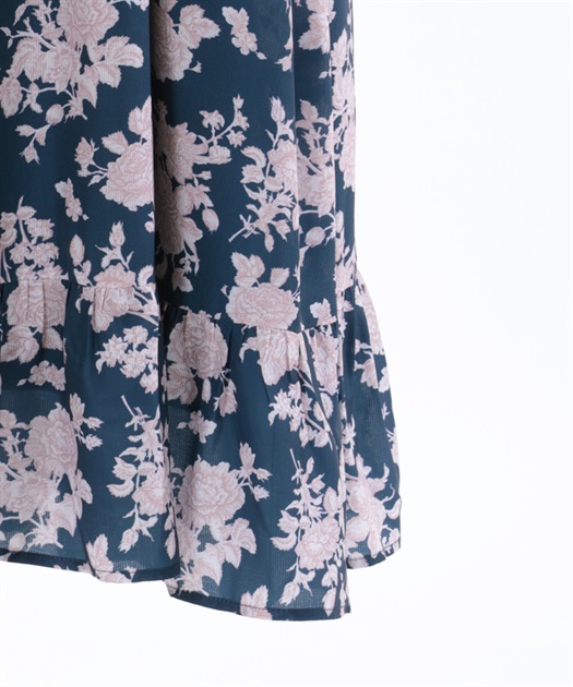 エレガンスフラワー柄ワンピース | outlet | axes femme online shop エレガンスフラワー柄ワンピース | outlet | axes femme online shop