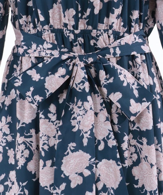 エレガンスフラワー柄ワンピース | outlet | axes femme online shop エレガンスフラワー柄ワンピース | outlet | axes femme online shop