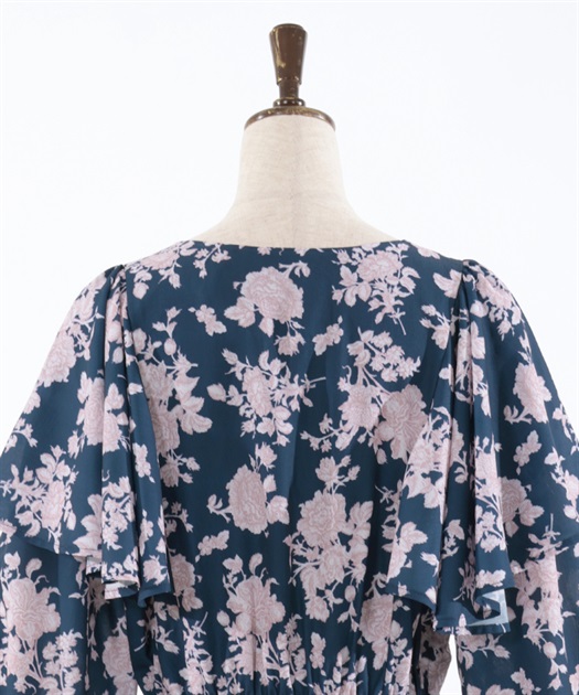 エレガンスフラワー柄ワンピース | outlet | axes femme online shop エレガンスフラワー柄ワンピース | outlet | axes femme online shop