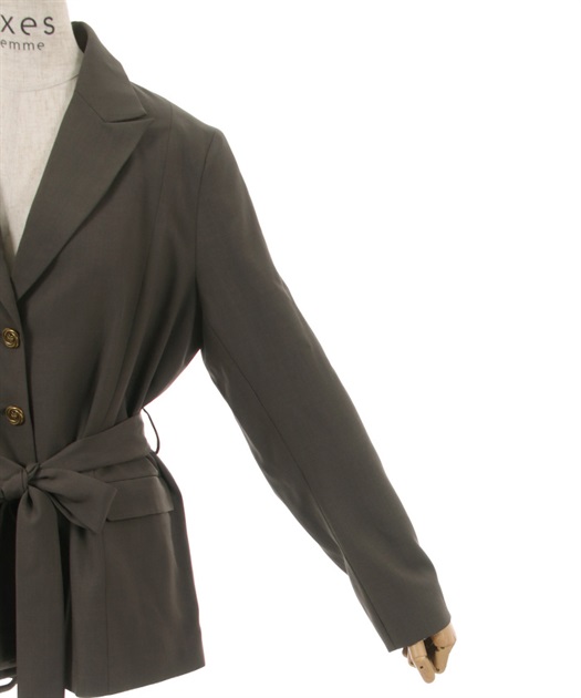 ベルト付テーラージャケット | outlet | axes femme online shop ベルト付テーラージャケット | outlet | axes femme online shop