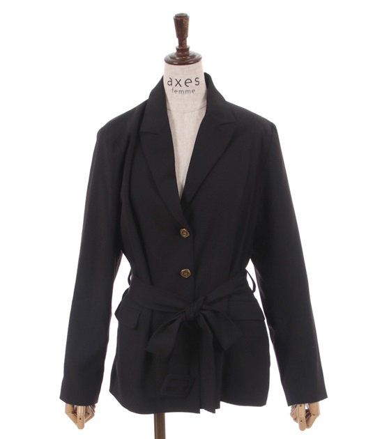 ベルト付テーラージャケット | outlet | axes femme online shop ベルト付テーラージャケット | outlet | axes femme online shop