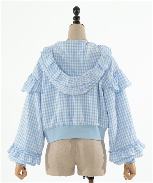 フリルフーディブルゾン | kawaii | axes femme online shop フリルフーディブルゾン | kawaii | axes femme online shop