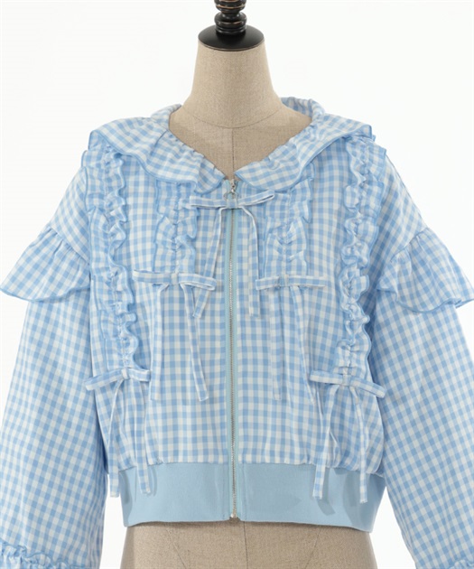 フリルフーディブルゾン | 衣料 | axes femme online shop