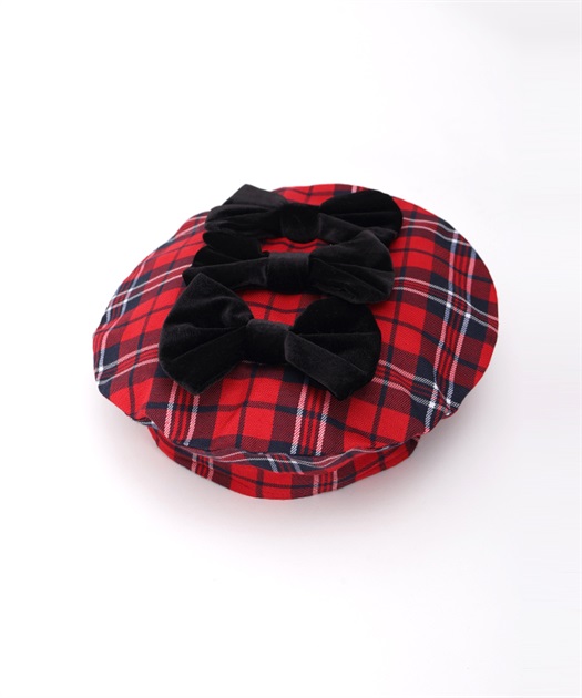 タータンチェックベレー帽 | kawaii | axes femme online shop タータンチェックベレー帽 | kawaii | axes femme online shop