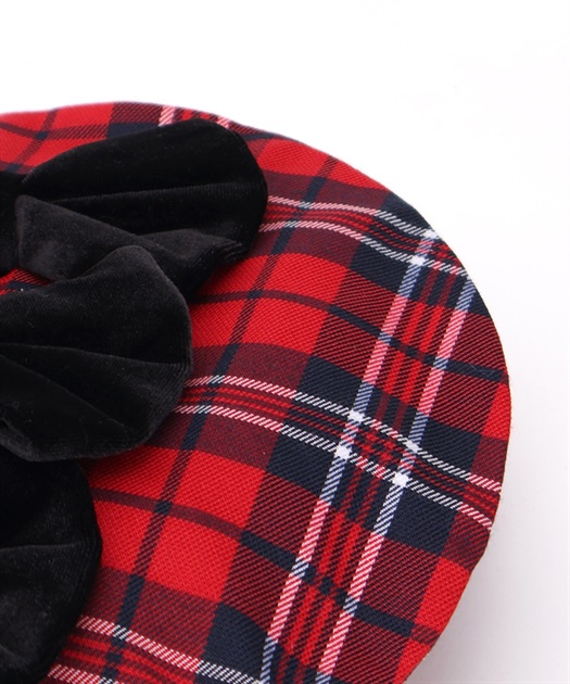 タータンチェックベレー帽 | レディース服・レディース タータンチェックベレー帽 | レディース服・レディース