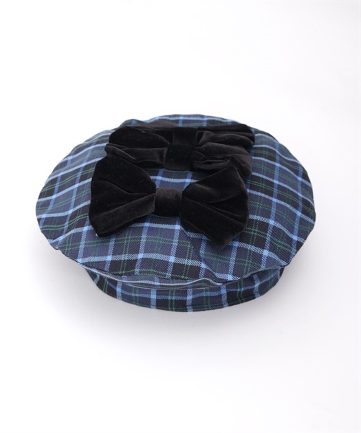 タータンチェックベレー帽 | kawaii | axes femme online shop タータンチェックベレー帽 | kawaii | axes femme online shop