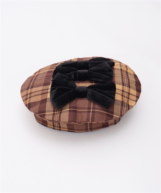 タータンチェックベレー帽 | kawaii | axes femme online shop タータンチェックベレー帽 | kawaii | axes femme online shop