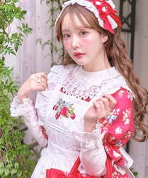 クラシックベリー刺繍エプロン | kawaii | axes femme online shop