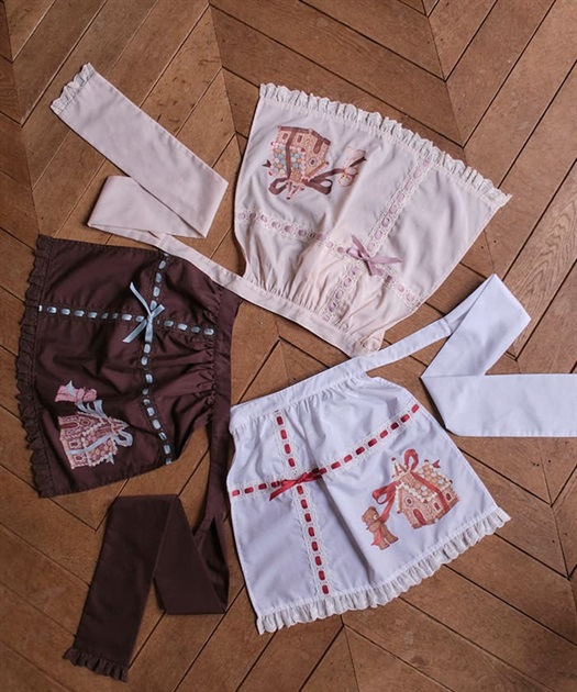 お菓子の家プリントエプロン | レディース服・レディース お菓子の家プリントエプロン | レディース服・レディース