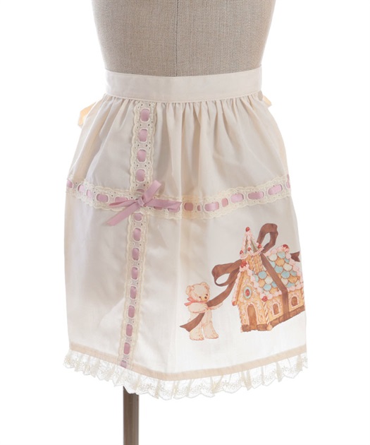 お菓子の家プリントエプロン | レディース服・レディース お菓子の家プリントエプロン | レディース服・レディース