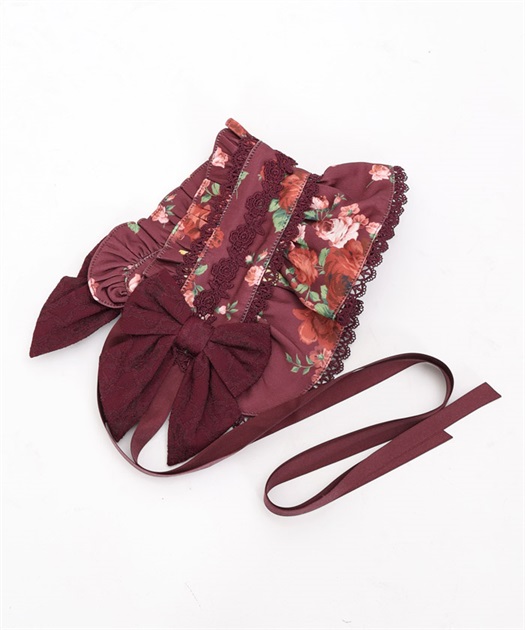 アンティークローズ柄ハーフボンネット | kawaii | axes femme アンティークローズ柄ハーフボンネット | kawaii | axes femme