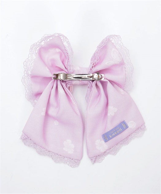 桜柄リボンバレッタ | kawaii | axes femme online shop 桜柄リボンバレッタ | kawaii | axes femme online shop