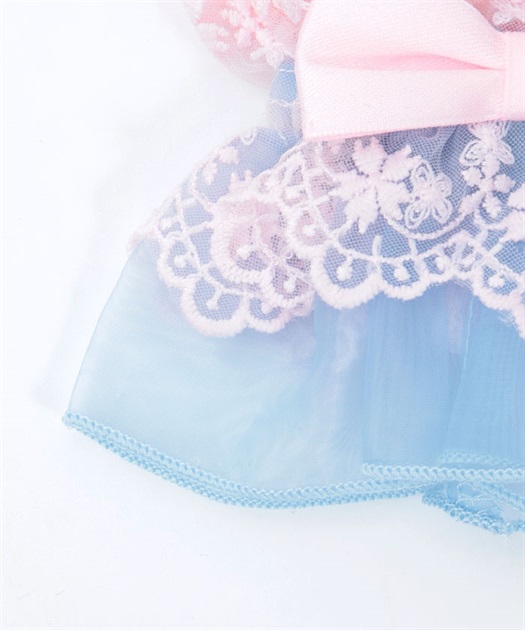 生まれのブランドで オーガンジーフリルお袖留め | kawaii | axes femme online shop イヤリング・ノンホールピアス