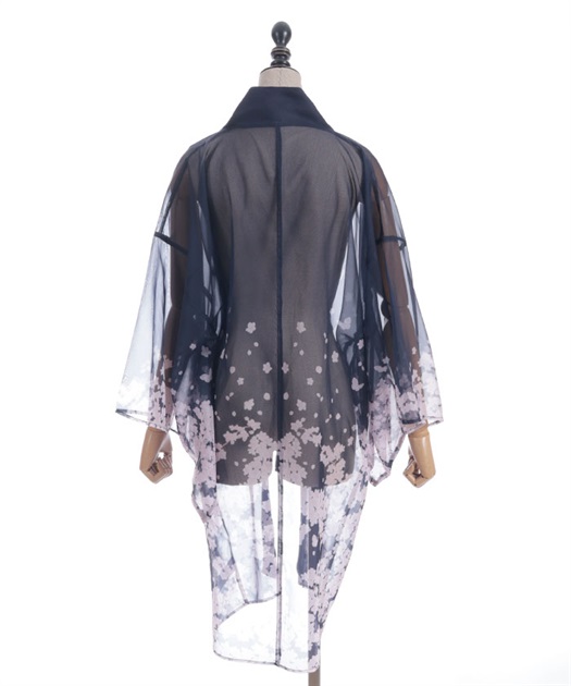 桜柄シアー着物風羽織 | kawaii | axes femme online shop 桜柄シアー着物風羽織 | kawaii | axes femme online shop