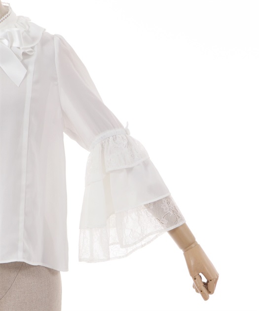 3段フリル姫袖ブラウス | kawaii | axes femme online shop 3段フリル姫袖ブラウス | kawaii | axes femme online shop