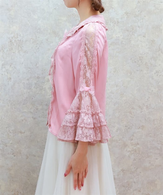 レーシー姫袖ブラウス | kawaii | axes femme online shop レーシー姫袖ブラウス | kawaii | axes femme online shop