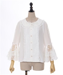 クラシカルレーシーブラウス | kawaii | axes femme online shop