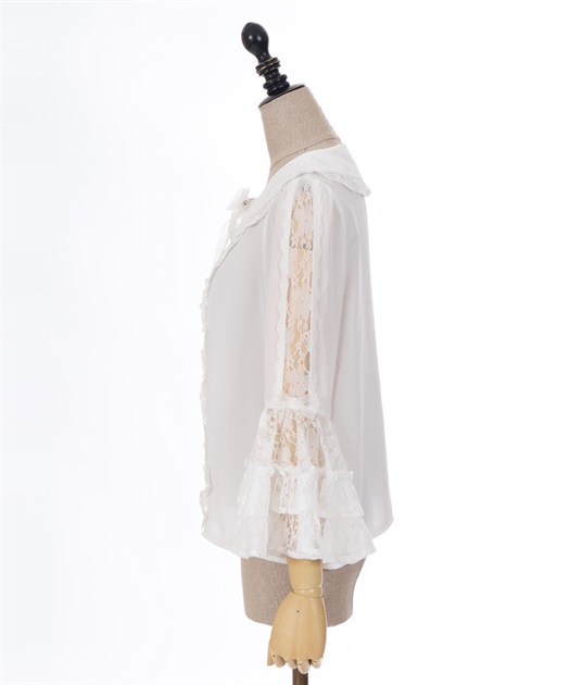 レーシー姫袖ブラウス | kawaii | axes femme online shop レーシー姫袖ブラウス | kawaii | axes femme online shop