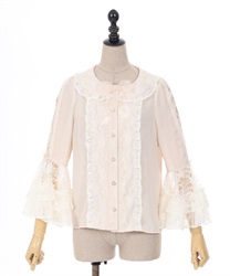 レーシー姫袖ブラウス | kawaii | axes femme online shop レーシー姫袖ブラウス | kawaii | axes femme online shop