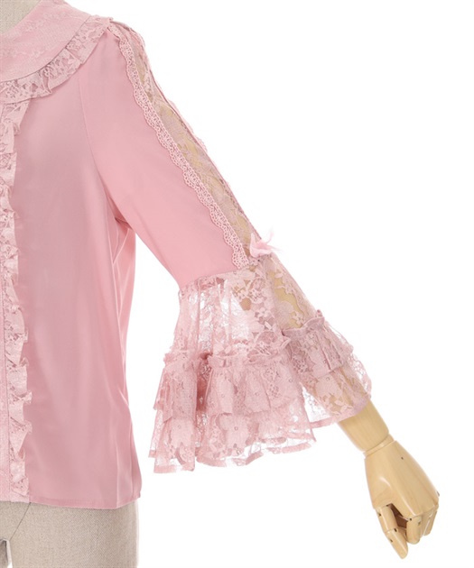 レーシー姫袖ブラウス | kawaii | axes femme online shop レーシー姫袖ブラウス | kawaii | axes femme online shop