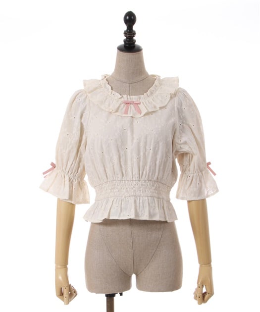 クラシカルレーシーブラウス | kawaii | axes femme online shop