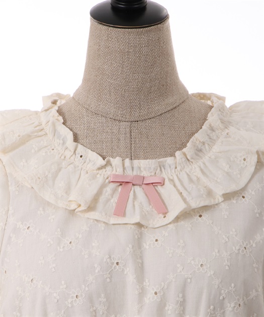 コットンレースブラウス | kawaii | axes femme online shop コットンレースブラウス | kawaii | axes femme online shop
