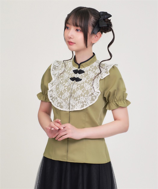 3wayジャボ付きブラウス | outlet | axes femme online shop