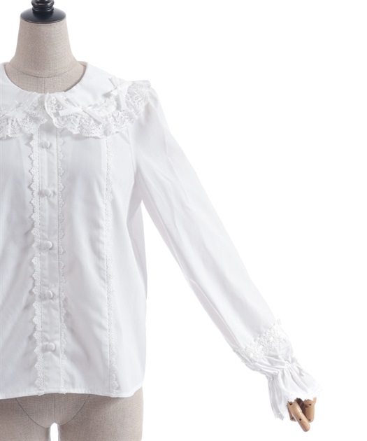 プチリボン丸襟ブラウス | Chalmiere | axes femme onlineshop