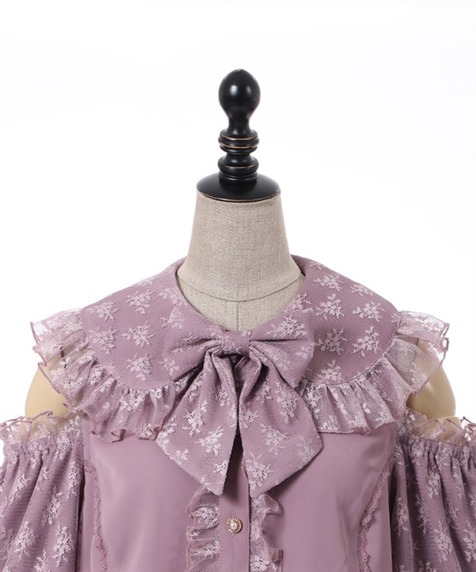 ブルーミングレースブラウス | outlet | axes femme online shop ブルーミングレースブラウス | outlet | axes femme online shop