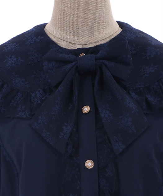 ブルーミングレースブラウス | outlet | axes femme online shop ブルーミングレースブラウス | outlet | axes femme online shop