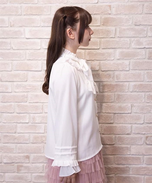 ピンタック袖デザインブラウス | kawaii | axes femme online shop ピンタック袖デザインブラウス | kawaii | axes femme online shop