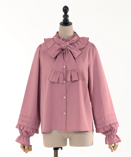 ピンタック袖デザインブラウス | kawaii | axes femme online shop ピンタック袖デザインブラウス | kawaii | axes femme online shop