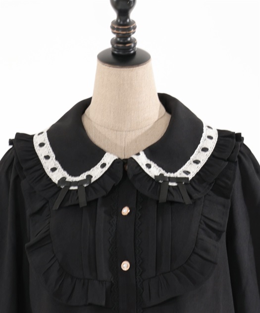 梯子レース丸襟ブラウス | kawaii | axes femme online shop