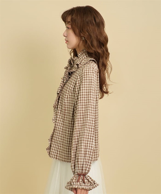 チェック柄ブラウス | kawaii | axes femme online shop チェック柄ブラウス | kawaii | axes femme online shop